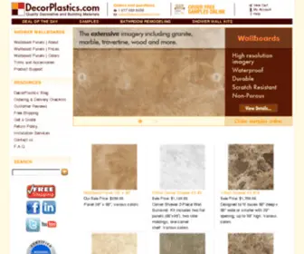 Decorplastics.com(Decorative & Waterproof Wall Panels For bathroom) Screenshot