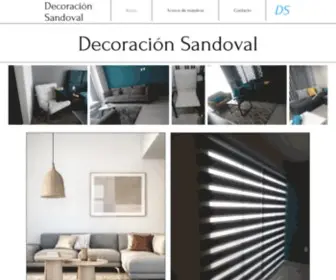 Decorsandoval.com(Persianas) Screenshot