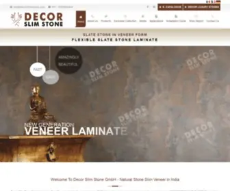 Decorslimstone.com(Stone Slate Veneer in India) Screenshot