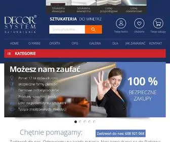 Decorsystem.com.pl(Sztukateria styropianowa) Screenshot