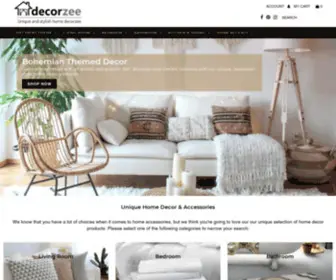 Decorzee.com(Unique Home Decor & Accessories) Screenshot