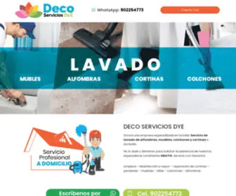 Decoserviciosdye.com(Empresa de Limpieza a Domicilio en Lima) Screenshot