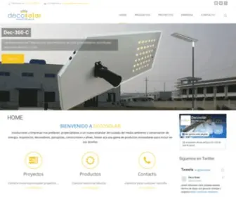 Decosolar.com(Iluminación) Screenshot