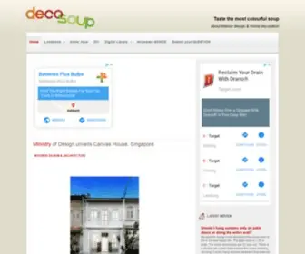 Decosoup.com(Interior design) Screenshot