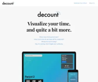 Decount.co(Visualize your time) Screenshot