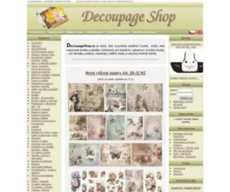 Decoupageshop.cz(Výtvarná) Screenshot