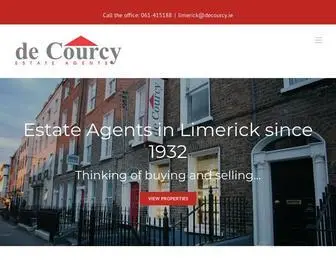 Decourcy.ie(DeCourcy Estate Agents & Auctioneers Limerick City) Screenshot