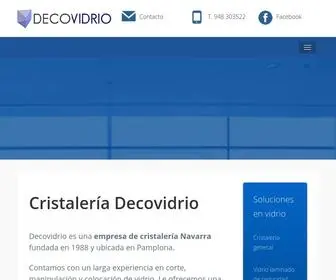 Decovidriosal.com(Cristalería) Screenshot