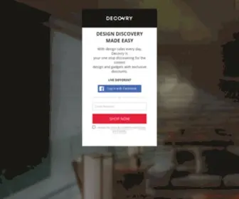 Decovry.com(Exclusive home decoration) Screenshot