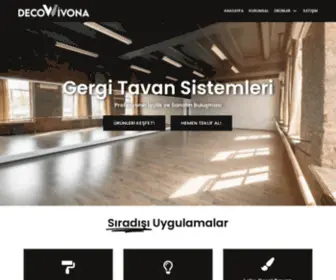 Decowivona.com(Mersin Gergi Tavan ve Dekorasyon) Screenshot