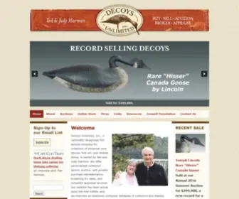 Decoysunlimitedinc.com(DECOYS UNLIMITED INC) Screenshot