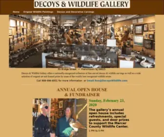 Decoyswildlife.com(Decoys and Wildlife Gallery Web site) Screenshot