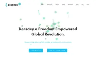 Decracy.com(A Global Revolution) Screenshot