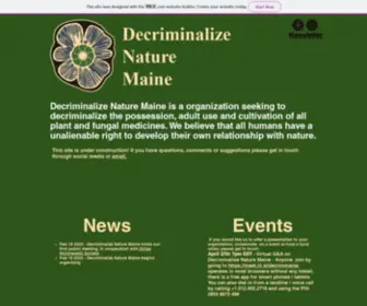 Decriminalizenaturemaine.com(Decriminalizenaturemaine) Screenshot