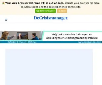 Decrisismanager.nl(Kennis, ervaringen en lessons learned) Screenshot