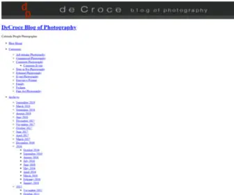 Decroceblog.com(DeCroce Blog of Photography) Screenshot