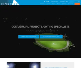 Decrolux.com.au(Lighting for Commercial Projects) Screenshot