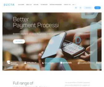 Decta.com(Merchant Services) Screenshot