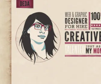 Deda.me(Web designer) Screenshot