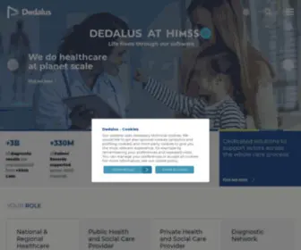 Dedalus.com(Dedalus Global) Screenshot