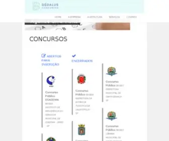Dedalusconcursos.com.br(Dedalusconcursos) Screenshot