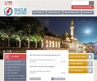 Dedas.com.tr(Dicle Elektrik) Screenshot