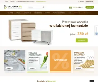 Dedekor.pl(Sklep z wyposażeniem wnętrz) Screenshot