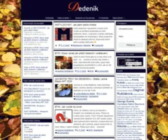 Dedenik.cz(Dedeník) Screenshot