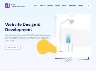 Dedevagency.com(We Can Design and Develop Your Website) Screenshot