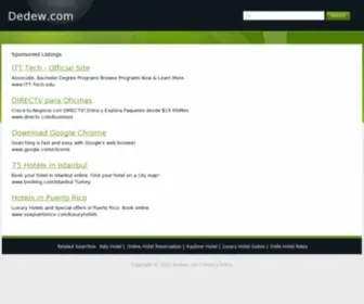 Dedew.com(dedew) Screenshot