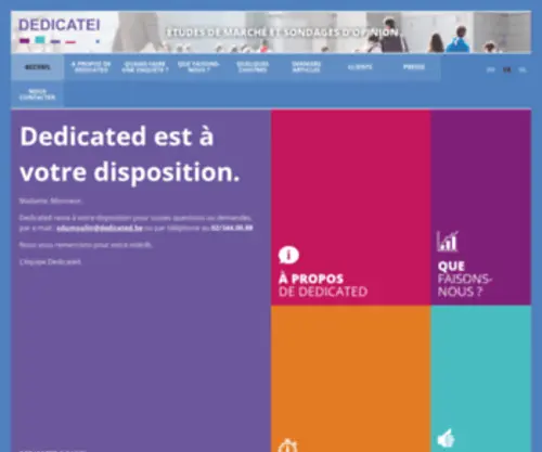 Dedicated.be((Belgique)) Screenshot