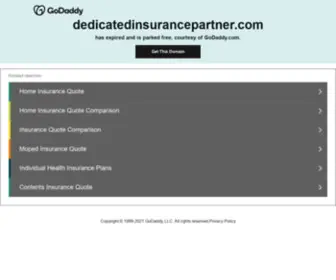 Dedicatedinsurancepartner.com(Dedicated Insurance Partners) Screenshot