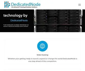 Dedicatednode.com(Shared, Reseller, Virtual & Dedicated Hosting Solutions) Screenshot