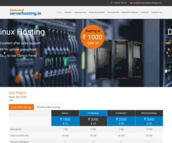 Dedicatedserverhosting.in(Dedicated Server Hosting) Screenshot