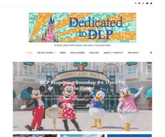 Dedicatedtodlp.com(Disneyland Paris news) Screenshot