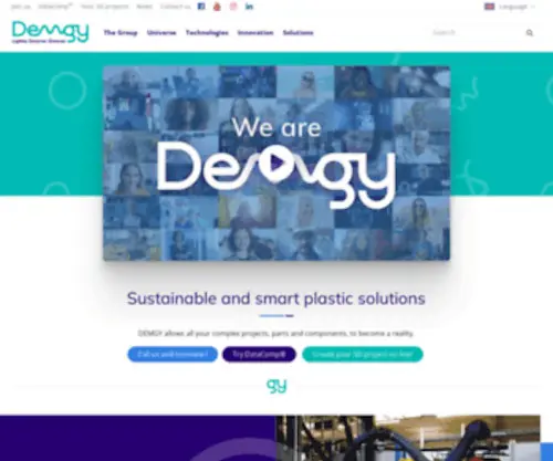 Dedienne.com(Plastic, Composites &amp; High Performance Polymers) Screenshot