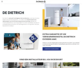 Dedietrich.be(De Dietrich) Screenshot