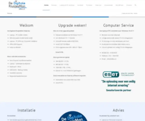 Dedigitaleklusjesman.nl(Laptop & PC Service) Screenshot