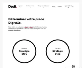 Dediservices.com(Création site internet Lyon) Screenshot