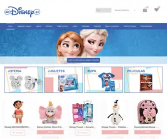 Dedisney.es(Tienda OnLine de productos Disney) Screenshot