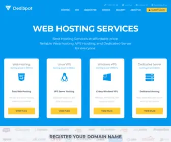 Dedispot.com(Cheap Dedicated Server Hosting) Screenshot