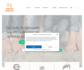 Deditosbarefoot.com(Deditos Barefoot Calzado Respetuoso) Screenshot