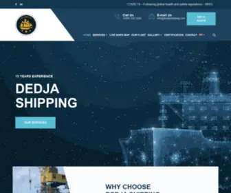 Dedjashipping.com(Dedja Shipping) Screenshot