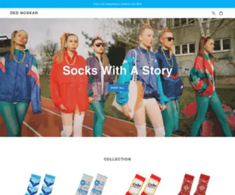 Dednoskar.com(Ded Noskar Socks) Screenshot