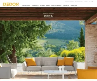 Dedon.de(Iconic outdoor furniture) Screenshot