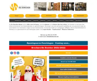 Dedoncker.be(Home De Doncker bouw) Screenshot