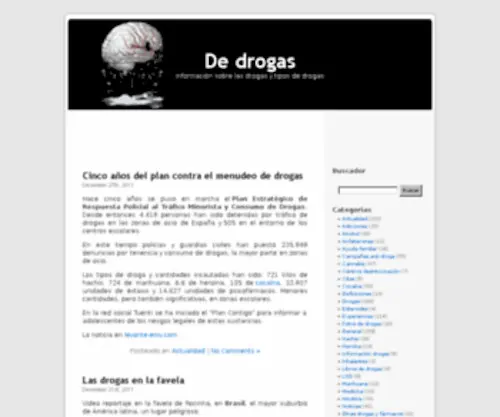 Dedrogas.com(Dedrogas) Screenshot
