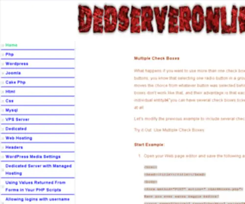 Dedserveronline.com(Server Load) Screenshot