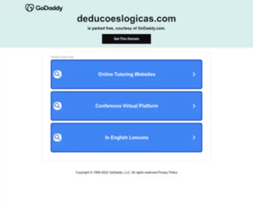 Deducoeslogicas.com(Deducoeslogicas) Screenshot