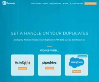 Dedupe.ly(CRM Dedupe Software) Screenshot